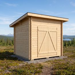 Pihavarasto LP Garden PS-S, 6.7 m², pulpettikatolla