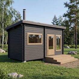 Pihasauna LP Garden Saana 12m², pulpettikatolla