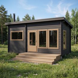 Pihasauna LP Garden Saana 15m², pulpettikatolla