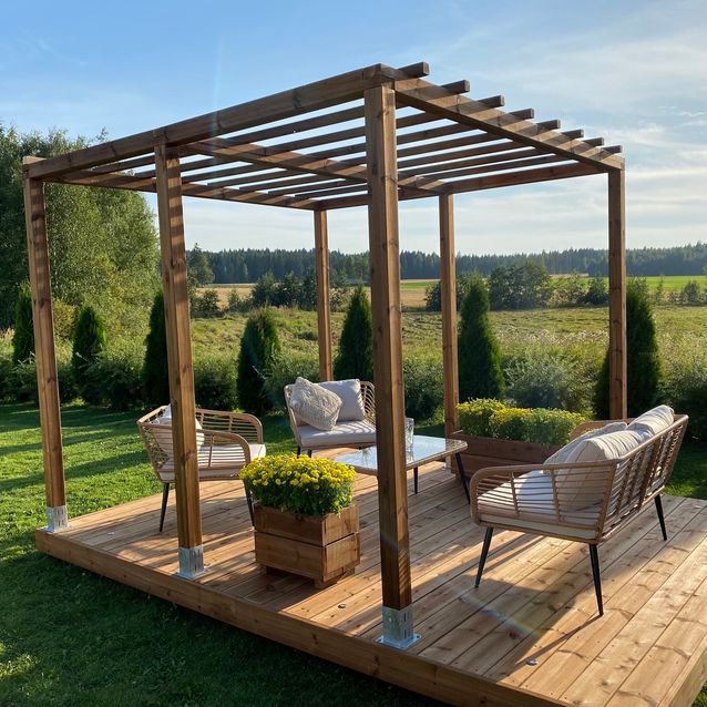 Pergola PatioN°rd, 3x4, kestopuu