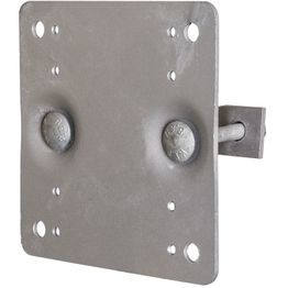 Ruuvipaalun diagonaalikiinnike Ø 60,3 mm ruuvipaalulle