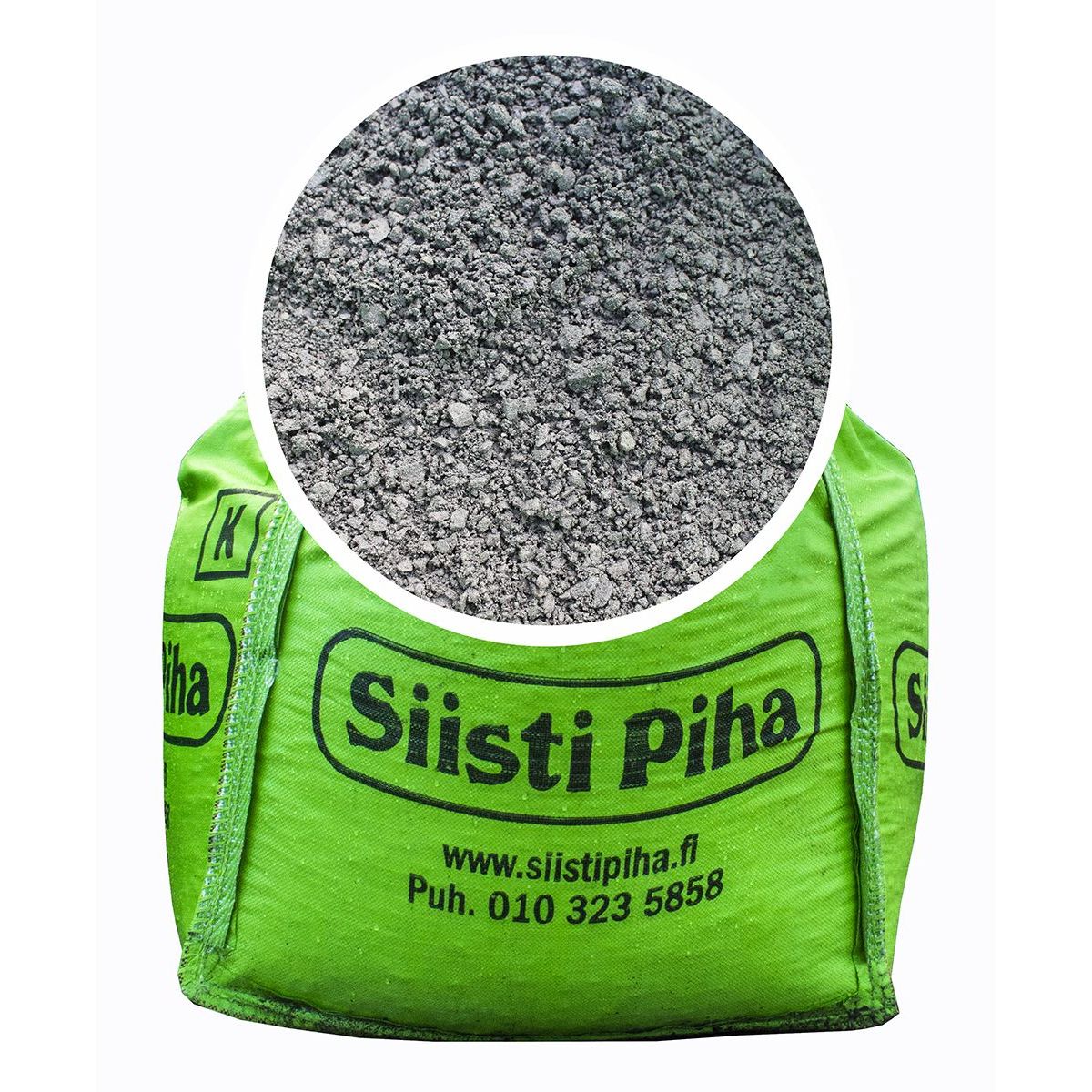 Kivituhka Siisti Piha 0-6  mm harmaa 250 kg