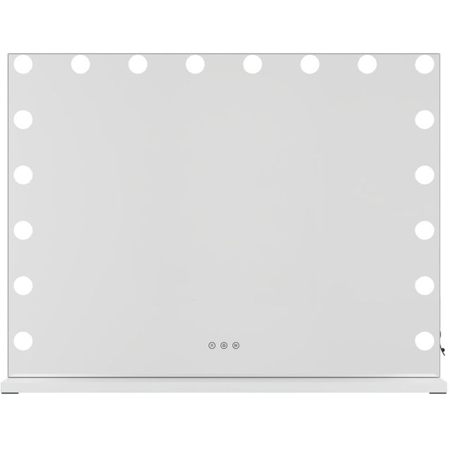 Meikkipeili Lumio Lights Hollywood 80 x 62 cm, 18 LED-lamppua