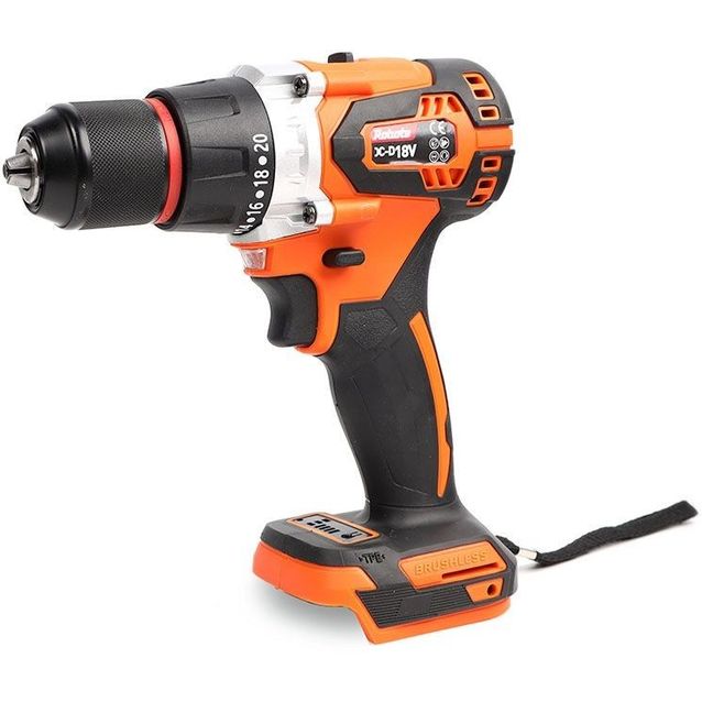 Akkuporakone Robota DC-D18V 13 mm istukalla 18V ilman akkua