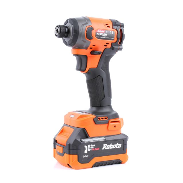 Iskevä akkuruuvinväännin Robota DC-QT18V 18V ilman akkua