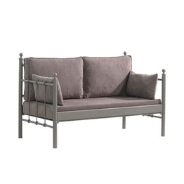 Puutarhasohva Linento Garden Lalas 2-istuttava ruskea runko eri pehmustevärejä