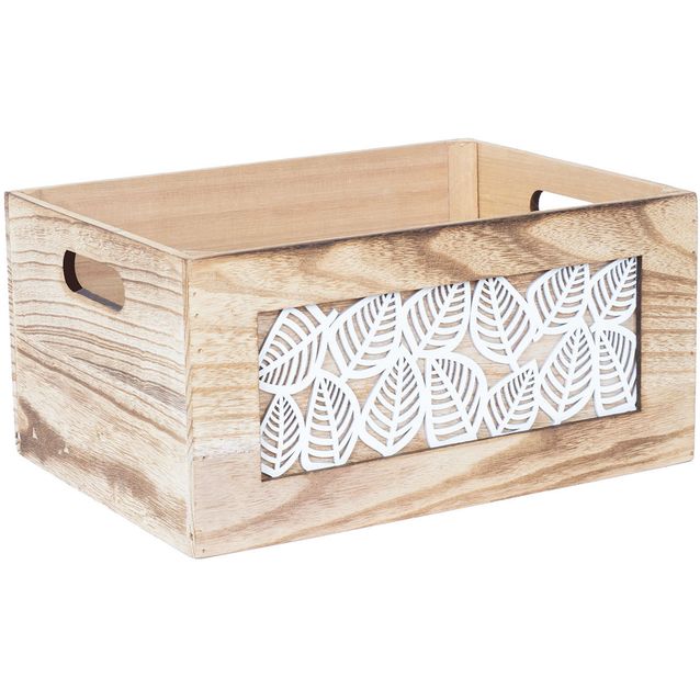 Wooden box KASEKE 36x26x18cm, natural