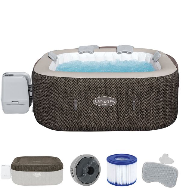 Ulkoporeallas Bestway Lay-Z-Spa Cabo Smart Hydrojet 6, 1.8m x 1.8m x 71cm