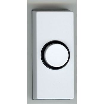 Ovikellopainike D814 Sesame valkoinen