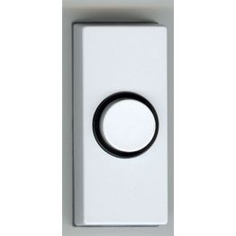 Ovikellopainike D814 Sesame valkoinen