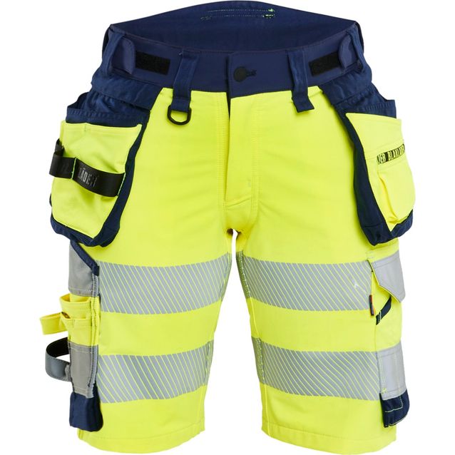Naisten shortsit Blåkläder 7020 Highvis 4-way Stretch