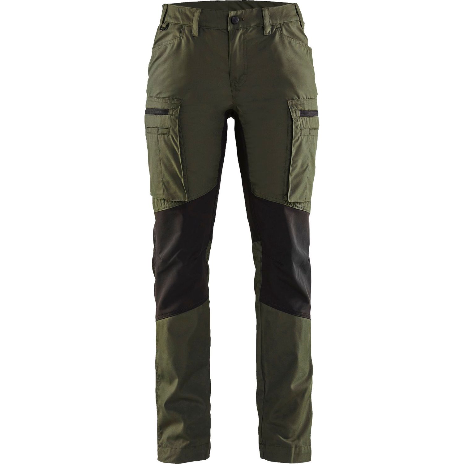 Naisten housut Blåkläder 7159 Stretch metsänvihreä/musta C48