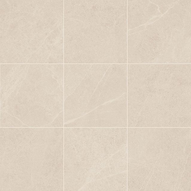 Lattialaatta Luca 10x10cm, sileä, matta, bone