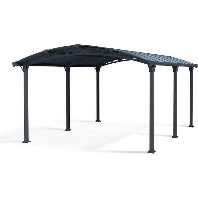 Autokatos Palram-Canopia Arcadia 3,6 x 5 m, tummanharmaa/harmaa