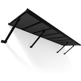 Ovikatos Palram-Canopia Augustine 0,9 x 3 m, musta/harmaa