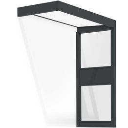 Ovikatos Palram-Canopia Sophia 0,9 x 2 m + sivuseinä, harmaa/opaali