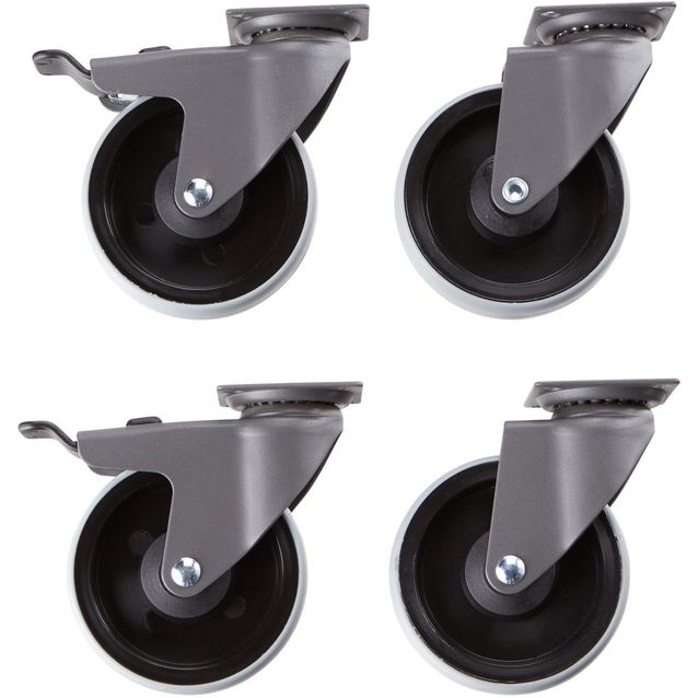 Telinepyörät alakaapille Elfa Garage+, mattaharmaa