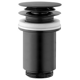 Pohjaventtiili Interia, pop-up, sulkeutumaton, mattamusta