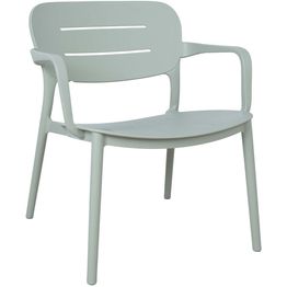 Tuoli Home4You MANGO 64x66xK75,5 cm, vihertävänharmaa muovi