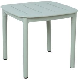Pöytä Home4You MANGO 45x45xK40 cm, vihertävänharmaa muovi