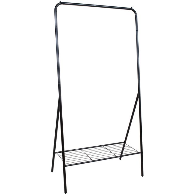 Clothes organizer FERGAL 85x48xH169cm, black
