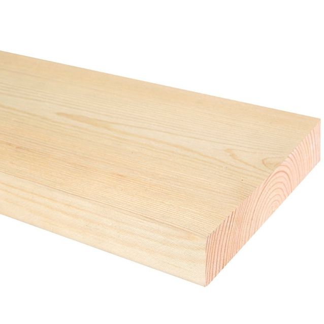 Terassilauta Duramen Deck, 28x130x4800mm, mänty, harjattu, kirkas