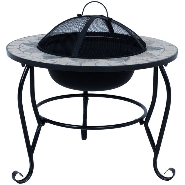 Fire pit MOSAIC 60x60xH45cm, beige