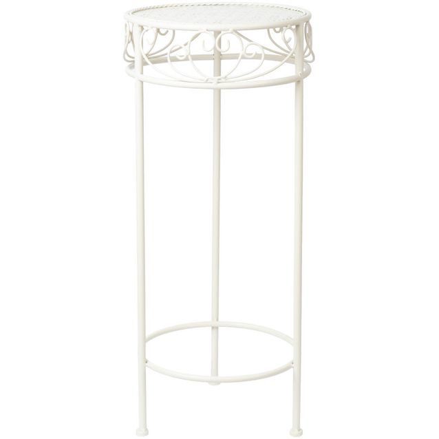 Flower stand SANDY D30xH70cm, antique white