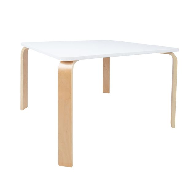 Lasten pöytä Home4You Happy 75x75x50cm, valkoinen