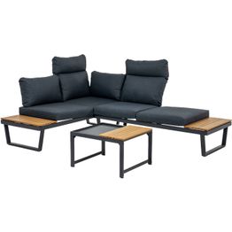 Puutarhakalustesetti Home4You MOERS monikäyttöinen, harmaa