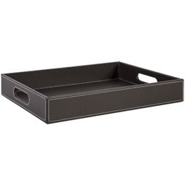 Tarjotin Home4You WALTER 30x40xK6 cm, tummanruskea