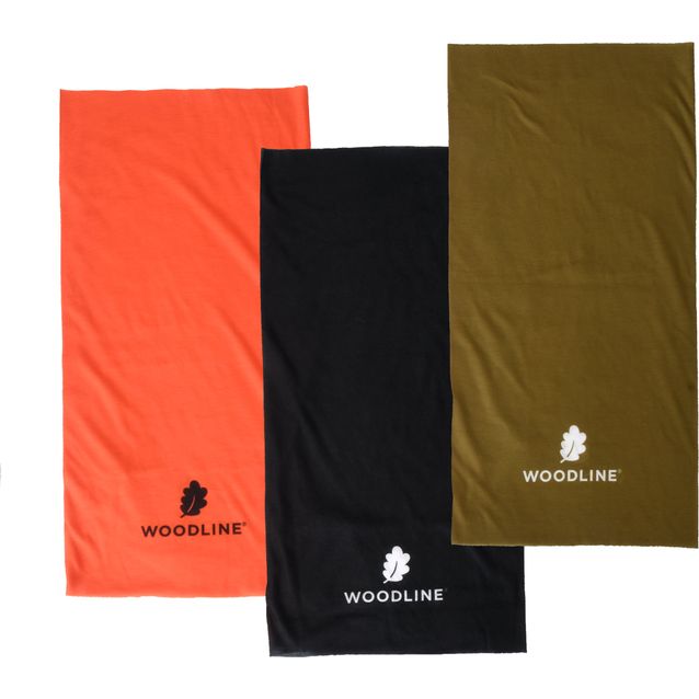 Tuubihuivit Woodline Multiscarfs Solid 3 kpl vihreä/musta/oranssi one size