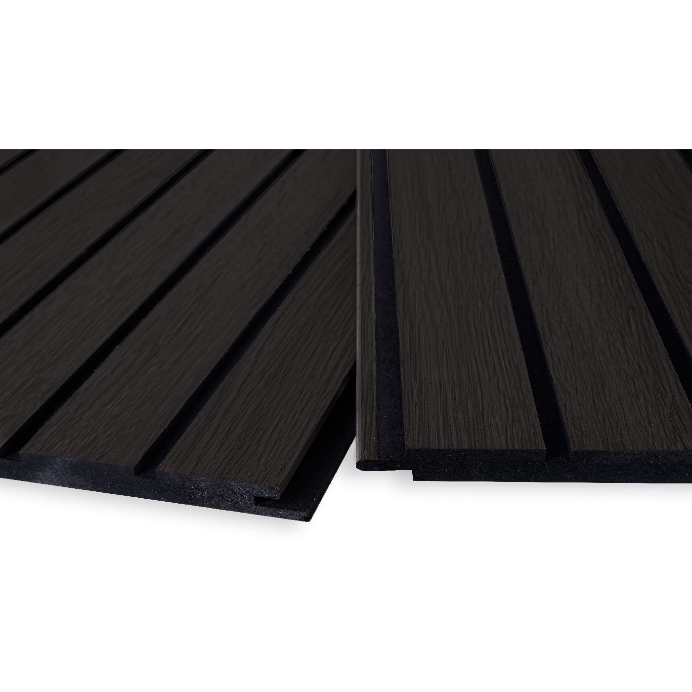 Sisustuspaneeli Maler Louvre, 12x195x2800mm, mdf, ympäripontattu, musta/grafiitti tammi