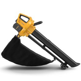 Akkulehtipuhallin/imuri Stiga VS 100E Kit 20V 2x4,0 Ah akuilla silppurilla