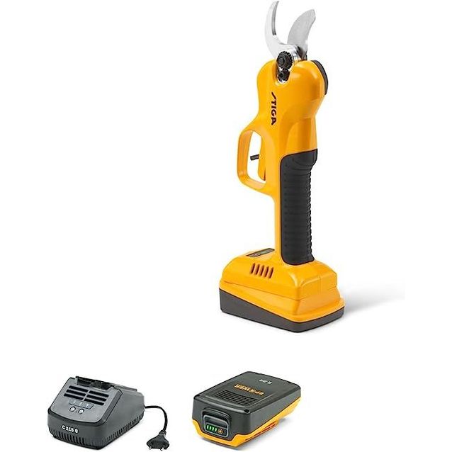 Akkuoksasakset Stiga SC 100E Kit 20V 2,0 Ah akulla