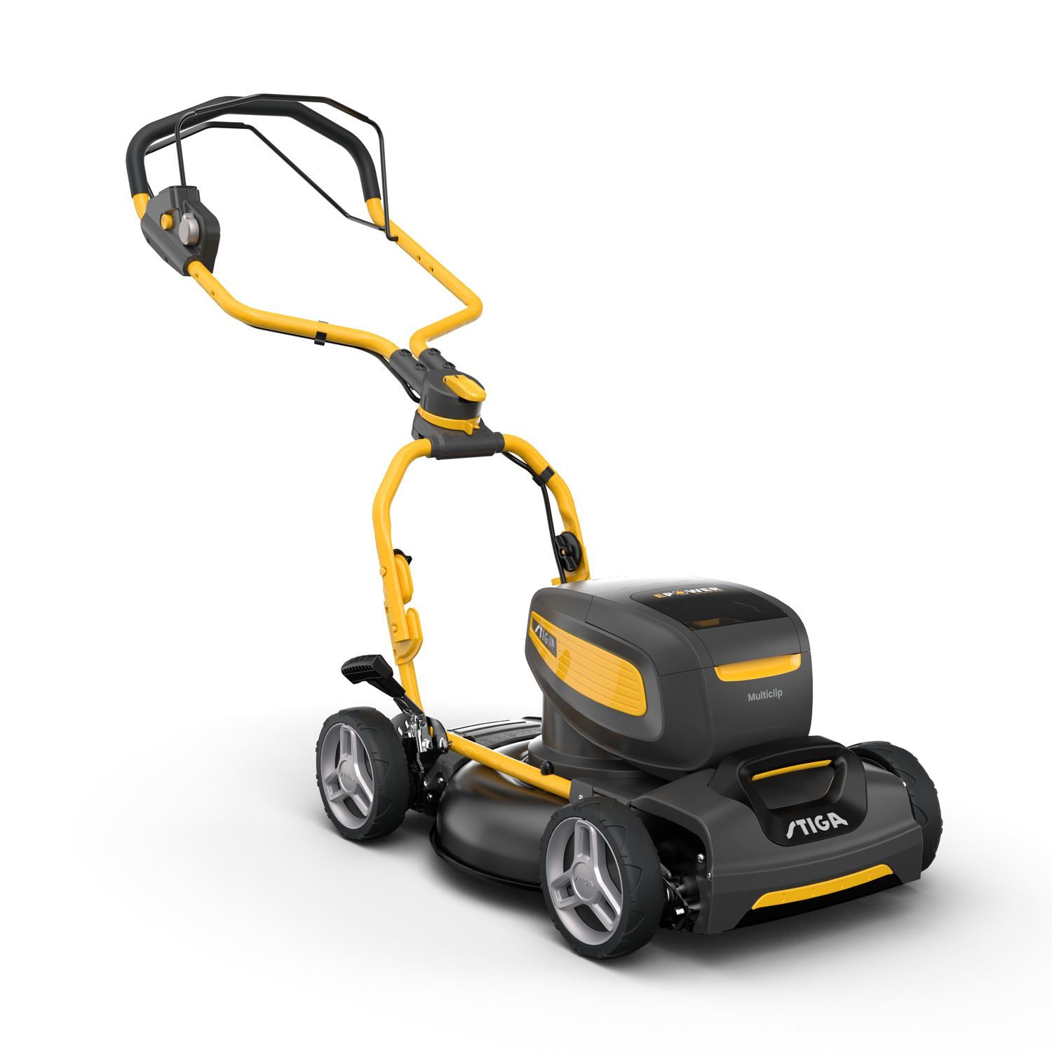 Itsevetävä akkuruohonleikkuri Stiga Multiclip 747E V Kit 48V 2x7,5 Ah akuilla