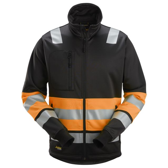 Vetoketjutakki Snickers Workwear 8034 High-Vis lk 1
