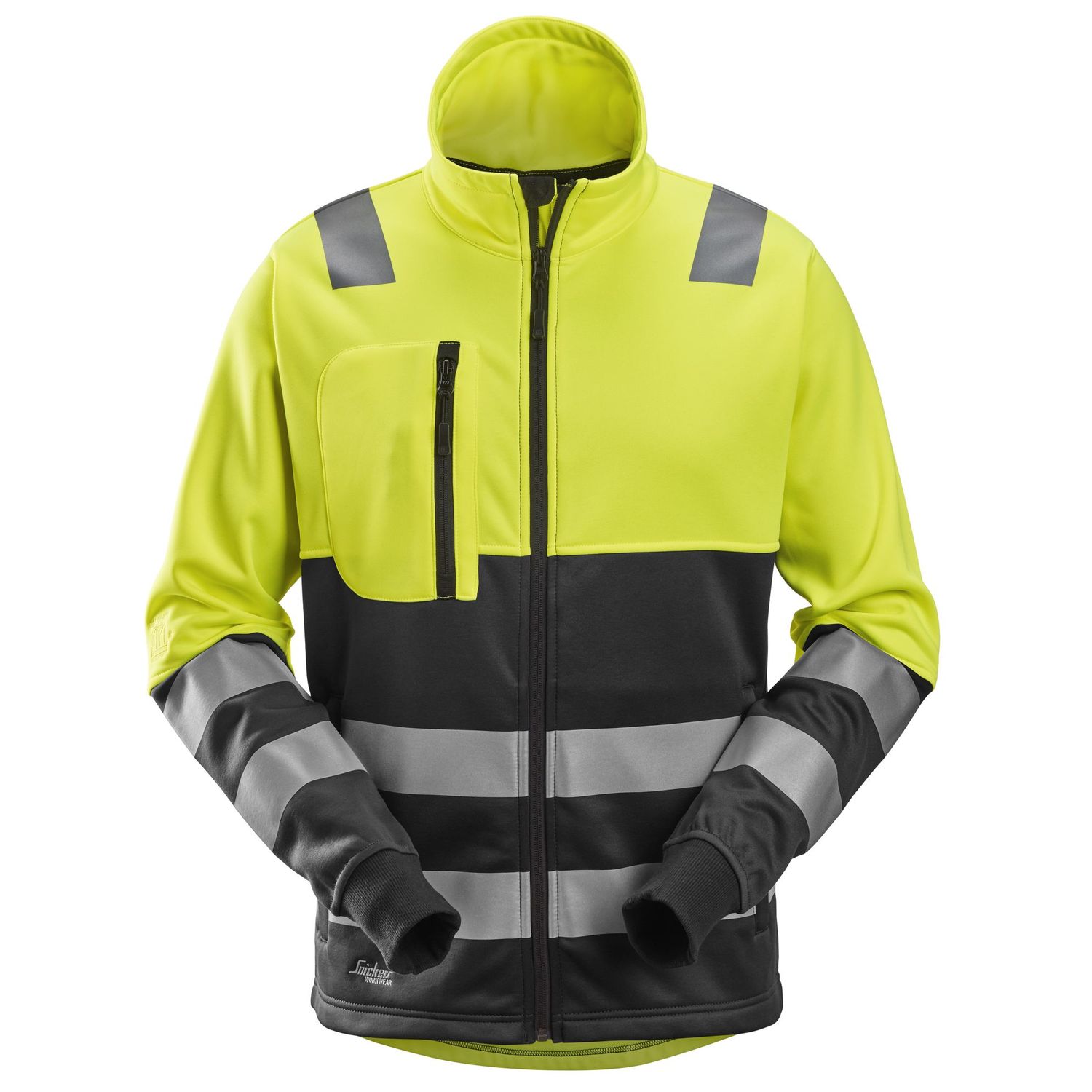 Huomiotakki Snickers 8035 High-Vis AllroundWork lk 2 keltainen/musta koko XL