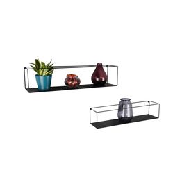 Seinähylly M&M Tinka musta 2 kpl