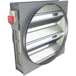 Sälepelti Halton UTT/C CT=D2 tiivis lämpöeristetyt säleet 2 pyöreää liitäntää eri kokoja