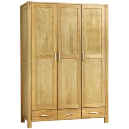 Vaatekaappi Home4You CHICAGO NEW 130x57xK190 cm, ruskea