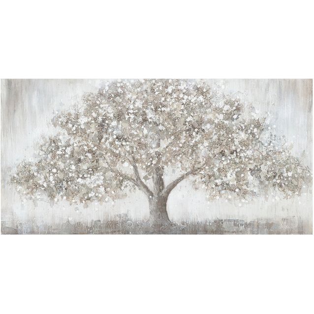 Oil painting 70x140cm, big tree