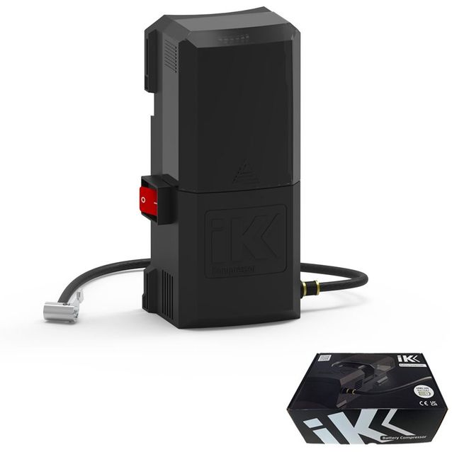 Akkukompressori IK ruiskuille paineilmaliitännällä