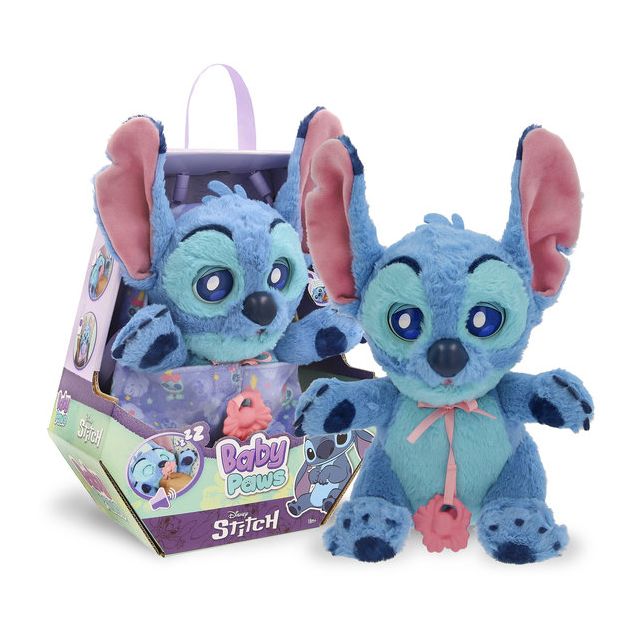 Interaktiivinen pehmolelu Baby Paws Stitch, 20cm