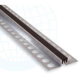 Liikuntasaumalista Euroshrink alumiini + kumi 214a, 2.5m, eri vaihtoehtoja