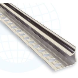 Ulkokulmapala Euroshrink puolipyöreään sisäkulmalistaan alumiini e-191a, 9mm, eri värejä