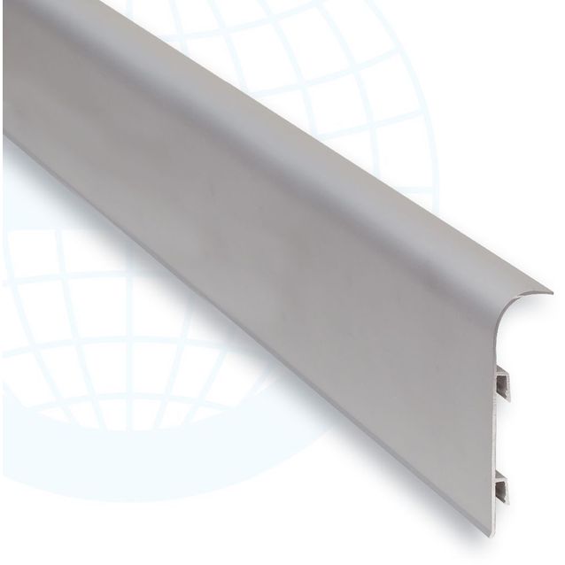 Jalkalista/johtolista Euroshrink alumiini 206a, 2m, eri vaihtoehtoja