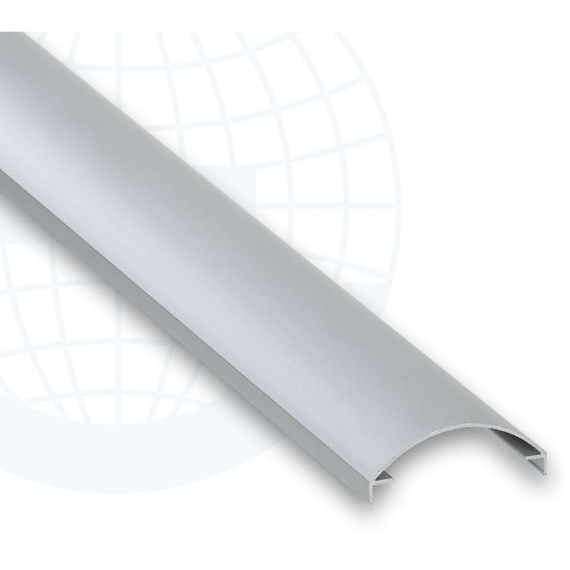 Lasitiilen kehyslista Euroshrink alumiini 277a, 85mm x 2.5m, valkoinen