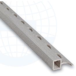 Laattalista/ulkokulma Euroshrink kantikas pvc rustiikki 212r, 2.55m, eri vaihtoehtoja