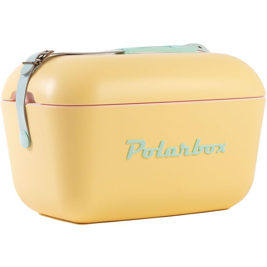 Kylmälaukku Polarbox 20L, 447x302x289mm, nahkahihna, keltainen POP